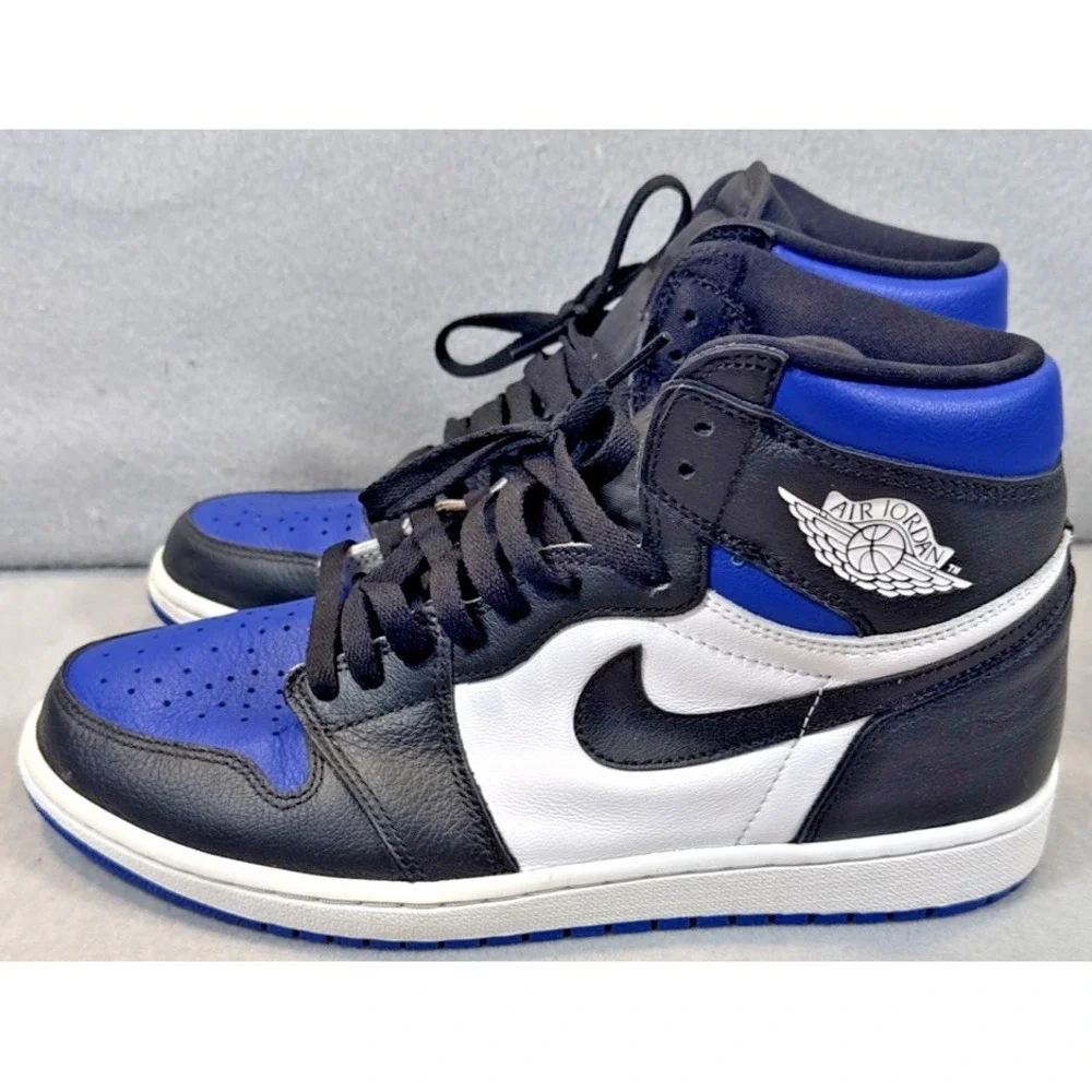 Air Jordan 1 Retro High OG Game Royal Blue White Black 2020 555088-041. sz 10.5